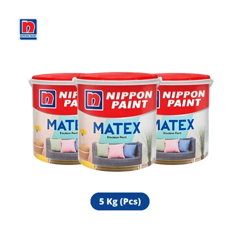 Nippon Paint Matex Emulsion Paint 5 Kg BS9102-White - Sinar Kota Jaya