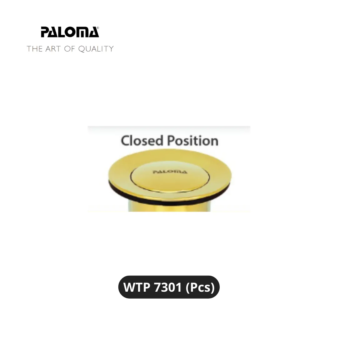 Paloma WTP 7301 Drain Pop-up Plug With Overflow