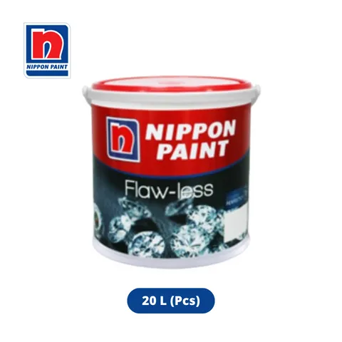 Nippon Paint Flaw Less 20 L Brilliant White - Surabaya