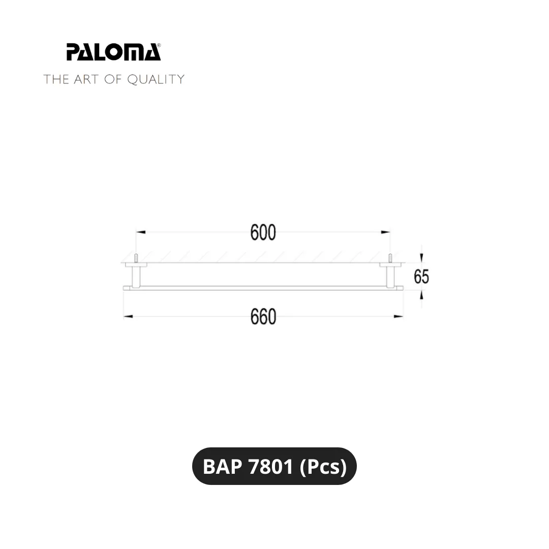 Paloma BAP 7801 Gantungan Handuk Dinding