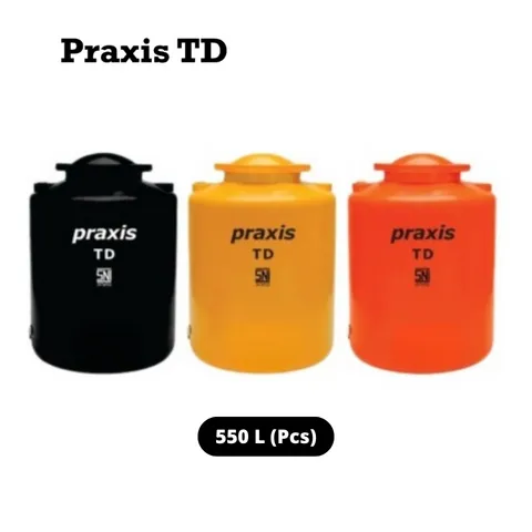 Praxis Tandon Air 550 Liter Orange - Surabaya