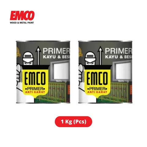 Emco Cat Primer Kayu & Besi 1 Kg P89-Hijau - Surabaya