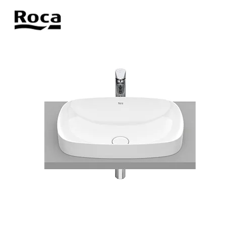 Roca Soft - In FINECERAMIC® basin (Inspira Series) 55 Cm x 37 Cm x 7.5 Cm - Surabaya