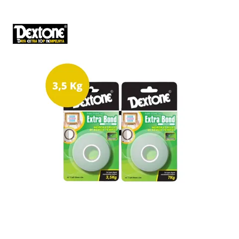 Dextone Double Tape (Extrabond Hijau) 3,5 Kg Pcs - Surabaya
