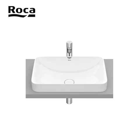 Roca Square - In FINECERAMIC® basin (Inspira) 55 Cm x 37 Cm x 7.5 Cm - Surabaya