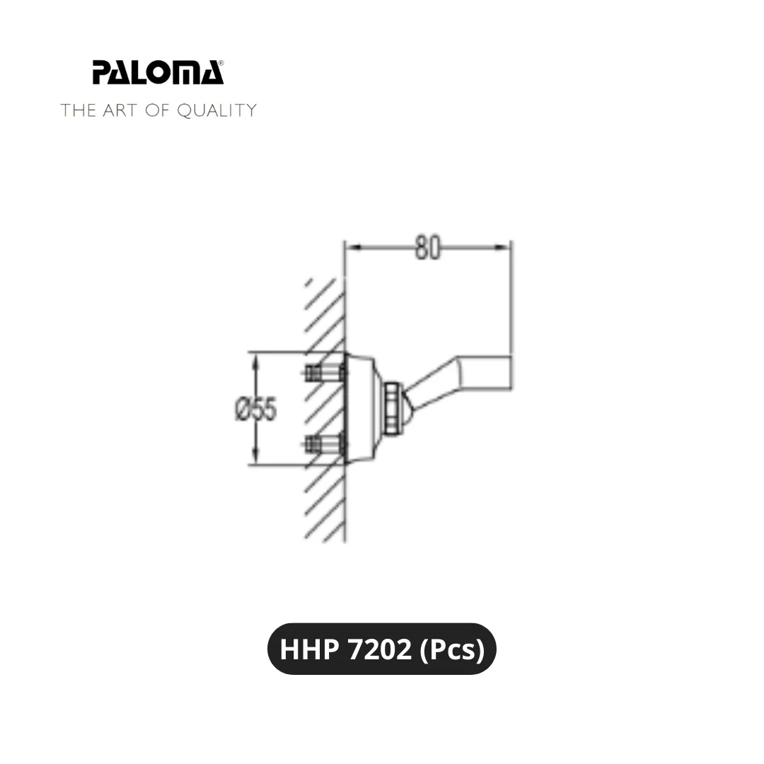 Paloma HHP 7202 Holder Hand Shower Pcs - Surabaya