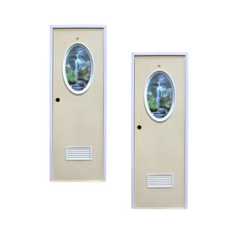 Pintu PVC Kaca Oval Pcs 70 Cm x 200 Cm - Sari Bumi Raya