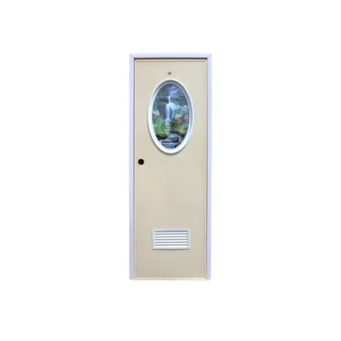 Pintu PVC Kaca Oval