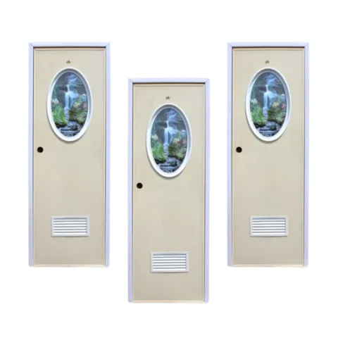 Pintu PVC Kaca Oval Pcs 70 Cm x 200 Cm - Sari Bumi Raya