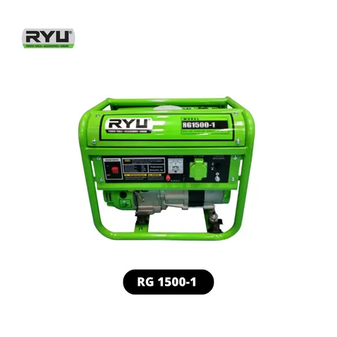 Ryu Mesin Genset Gasoline Generator RG 1500-1 RG 1500-1 - Abadi Jaya Sejahtera