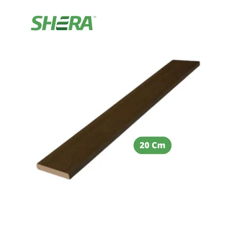 Shera Floor Plank Straight Panel Lantai 25x200x3000 15 Cm Brown Wenge - Surabaya