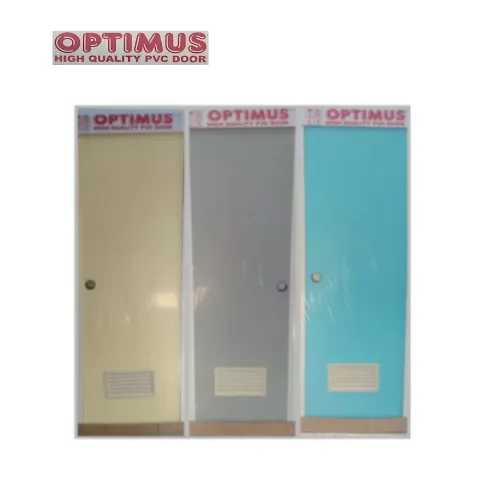 Optimus Pintu Kamar Mandi PVC Putih - Putri Ayu