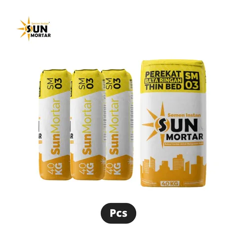 Sun Mortar Perekat Bata Ringan 40 Kg