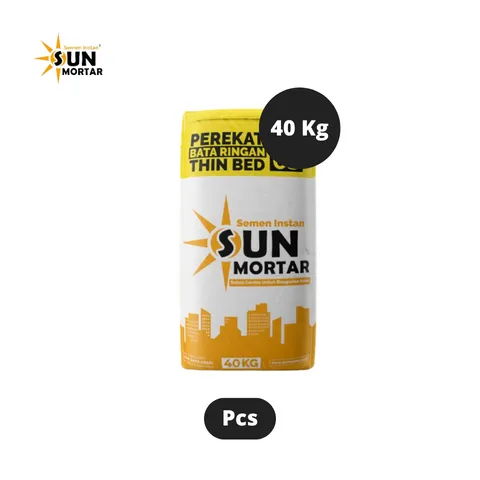 Sun Mortar Perekat Bata Ringan 40 Kg