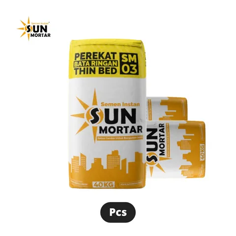 Sun Mortar Perekat Bata Ringan 40 Kg