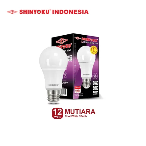Shinyoku Lampu LED Mutiara 12W - Putih Putih E27 - Surabaya