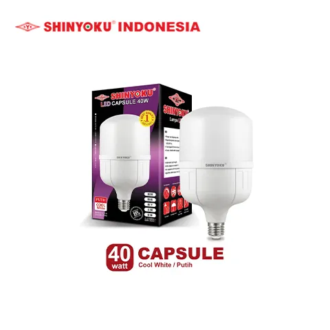 Shinyoku Lampu LED Capsule 40W - Putih E27 Putih E27 - Surabaya