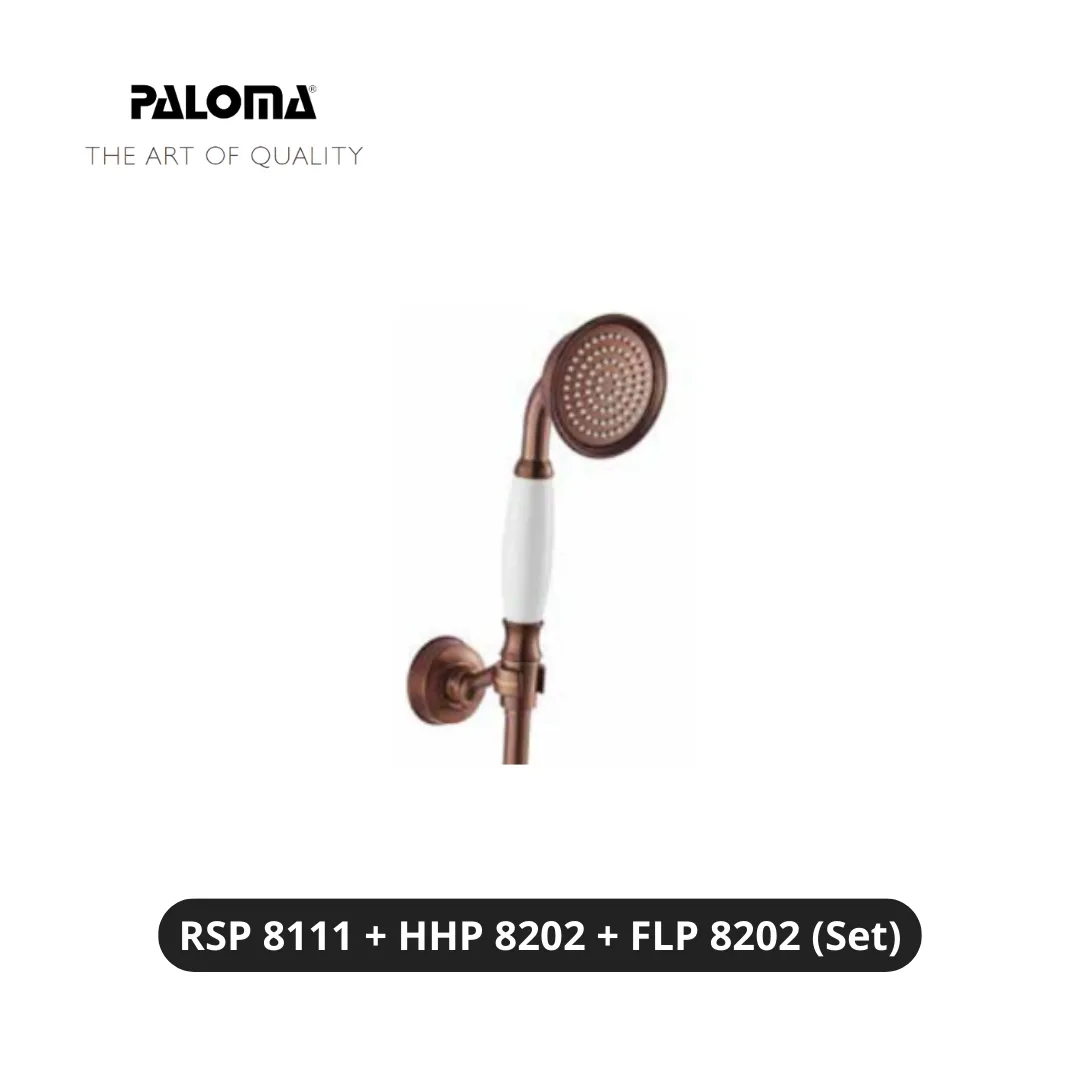 Paloma HSP 8111 HHP 8202 FLP 8202 Hand Shower Set with Holder Pcs - Surabaya