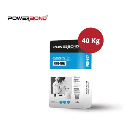 Powerbond Pro-867 Acian Putih 40 Kg Sak - Surabaya