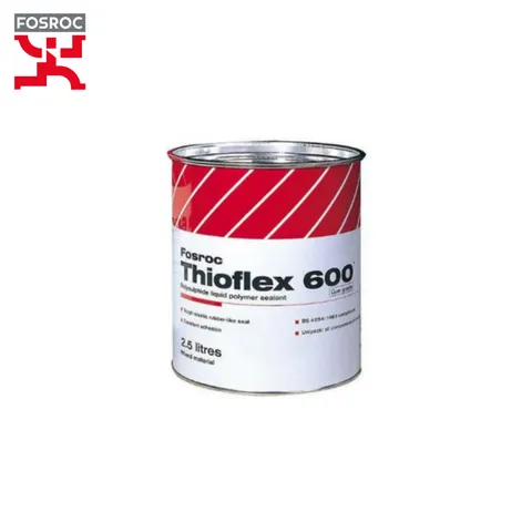 Fosroc Thioflex 600 Gun Grade Grey Kaleng (2,5 Liter) - Merchant Gocement B2B