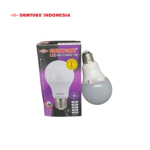 Shinyoku Lampu LED Mutiara 7W - Putih Putih E27 - Surabaya