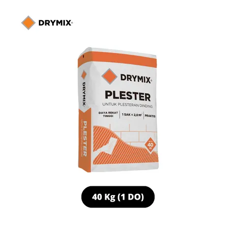 Drymix Plester 40 Kg 1 DO (8 Ton) 40 Kg - Marga Mulia