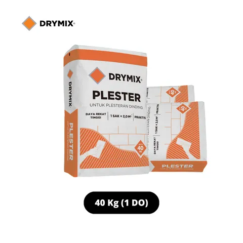 Drymix Plester 40 Kg 1 DO (8 Ton)