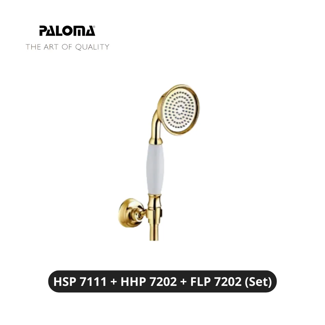Paloma HSP 7111 HHP 7202 FLP 7202 Hand Shower Set with Holder Set - Surabaya