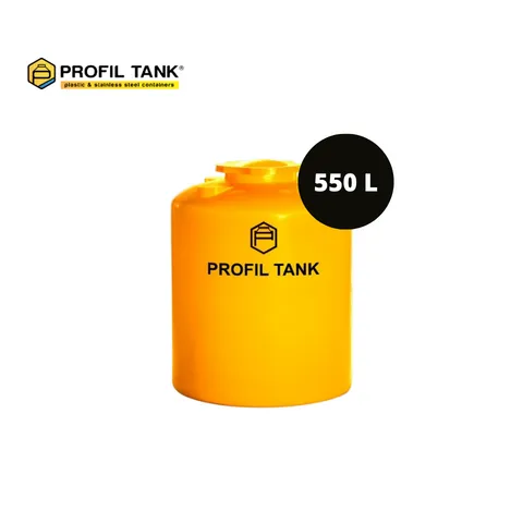 Profil Tank Plastic Tank TDA 550 Liter Orange - Kaje Jaya Gemilang