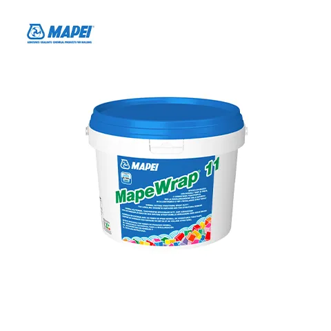 Mapei MapeWrap 11 Paket 6 kg: – Drum 4,5 kg (komp. A); – Drum 1,5 kg - Surabaya
