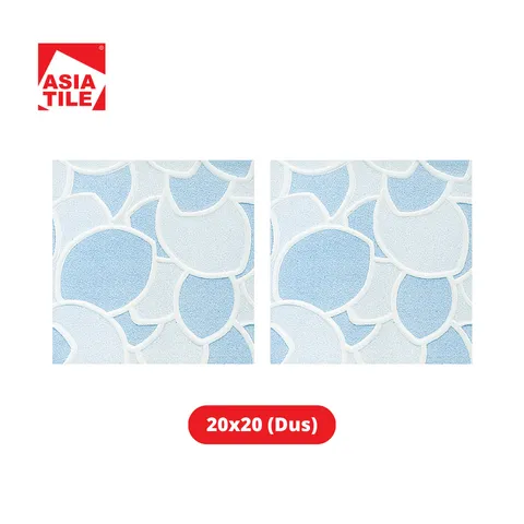 Asia Tile Keramik Welco Blue 20x20 Dus - Sri Rejeki