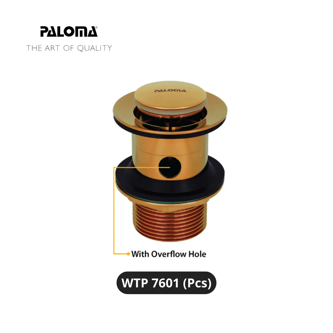 Paloma WTP 7601 Drain Pop-up Plug With Overflow