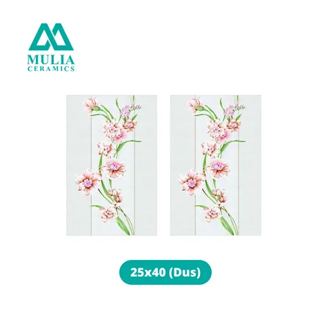 Mulia Keramik Carina Art Deco Grey 25x40